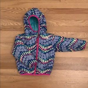 The North Face reversible girls jacket 12-18 mo